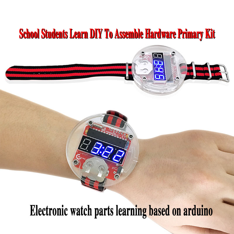 Microcontroller Kit - Kit LED Chip Tunggal Jam DIY