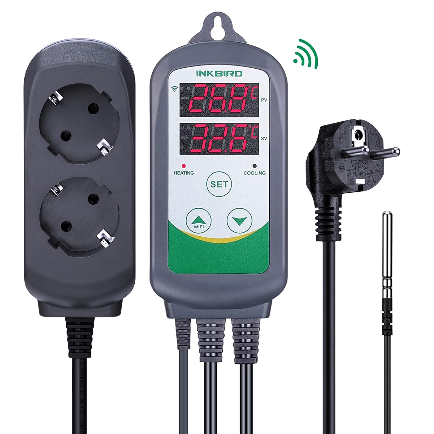 Wifi Thermostat - INKBIRD ITC-308-WiFi pengontrol suhu Digital 220V