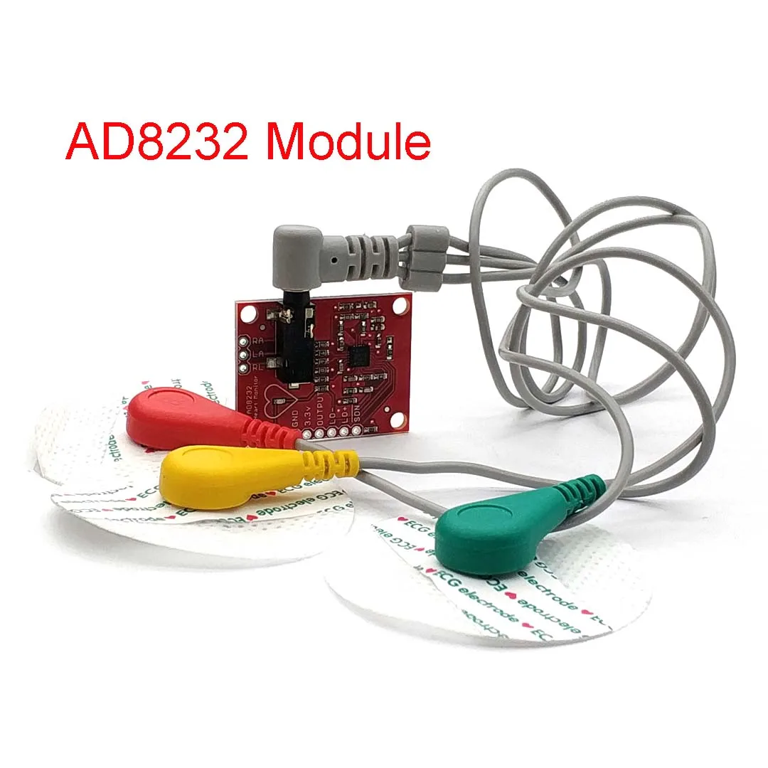 Sensor Kit Arduino - Modul Ecg AD8232 pengukuran Ecg denyut