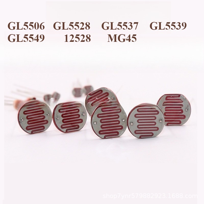 Sensor Kit Arduino - Fotoresistor LDR MG45 GL5539 5537 5549