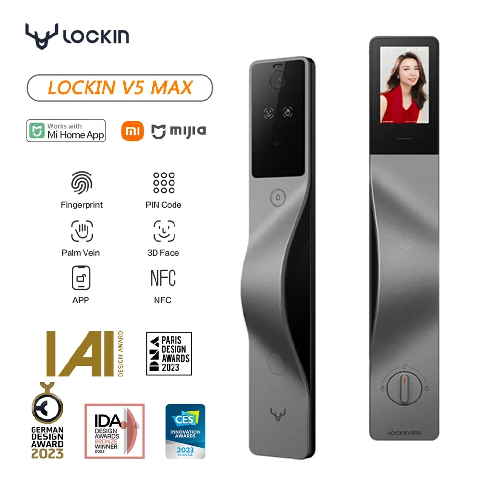 Smart Door Lock Wifi - Kunci Pintar Lockin V5 Max dengan