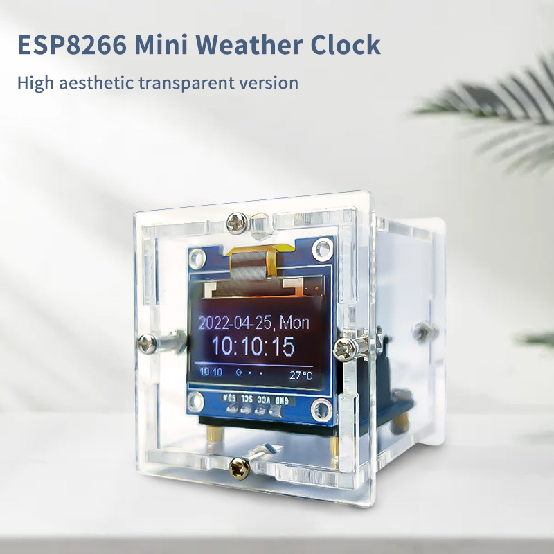 Kit Jam Cuaca Mini ESP8266 Pro - Electronics Project Kit ulasan dan harga
