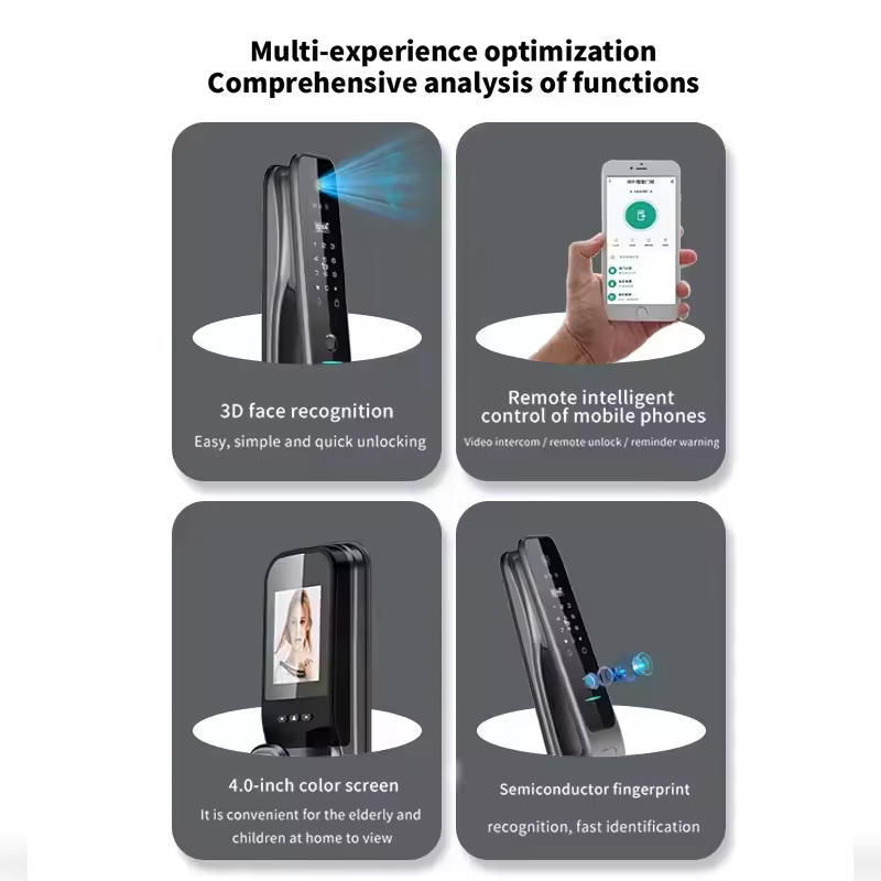 Kunci Pintu Pintar HX5 Pengena - Smart Door Lock Wifi ulasan dan harga