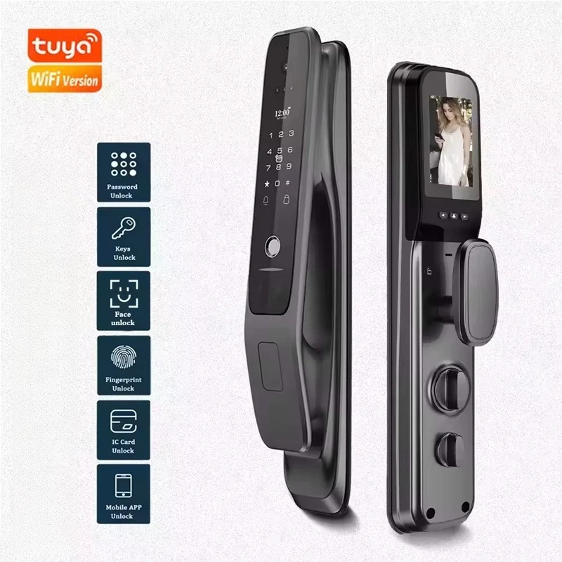 Kunci Pintu Pintar HX5 Pengena - Smart Door Lock Wifi ulasan dan harga