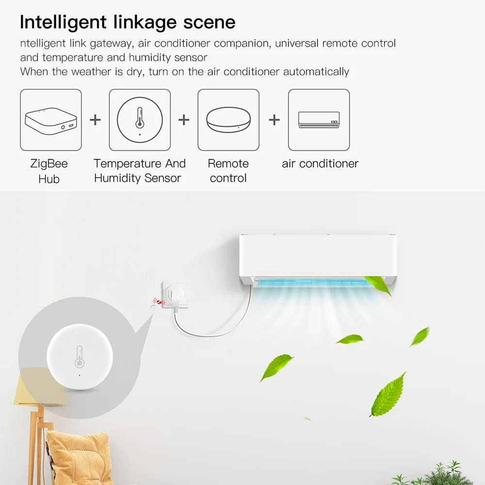 Zigbee Tuya Sensor suhu dan ke - Smart Home Automation Kit ulasan dan harga