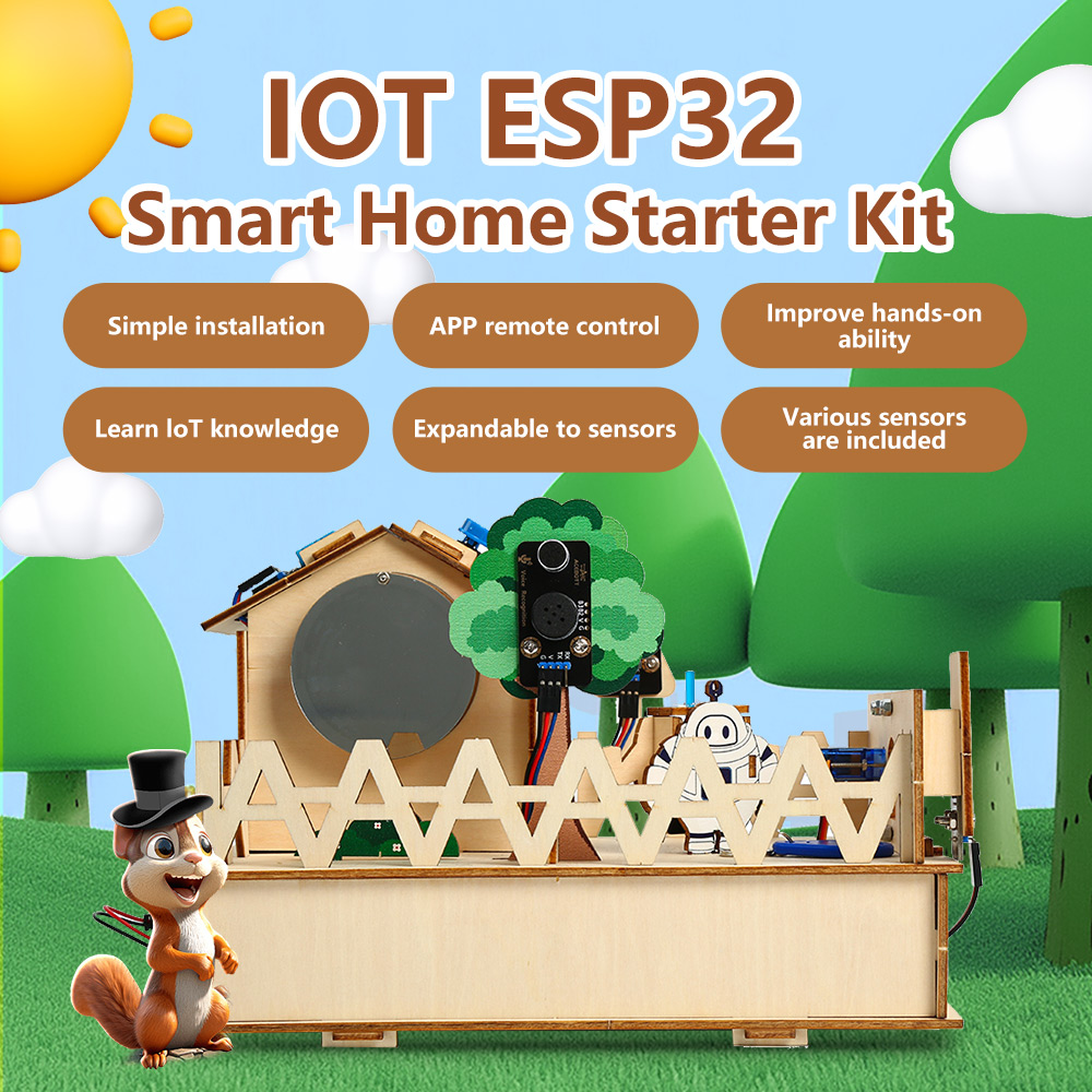 ACEBOTT Kit Starter uap STEM r - Esp32 Smart Home Kit ulasan dan harga