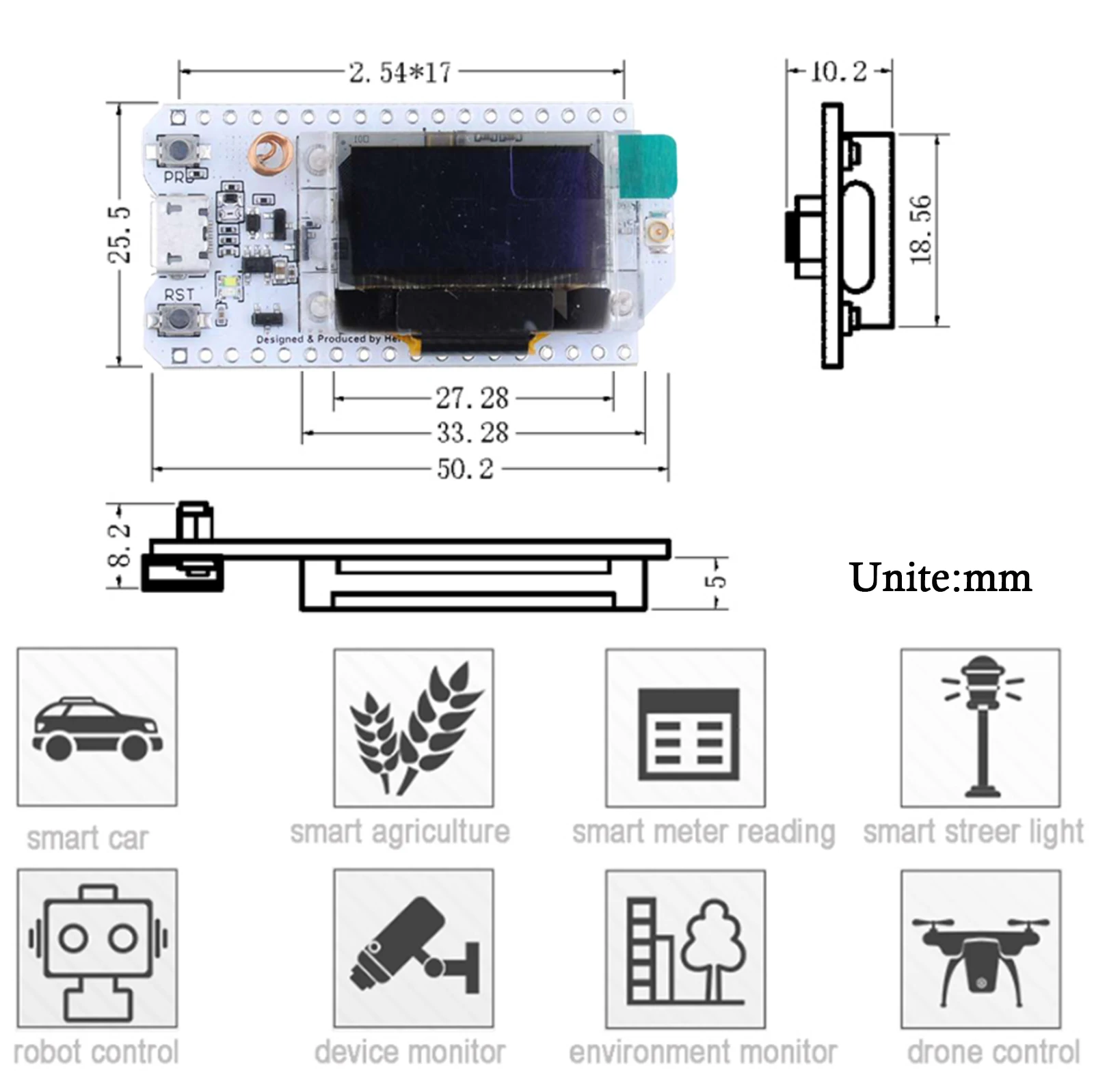 Kit WIFI Lora 32 V3 915MHz ESP - Esp32 Smart Home Kit ulasan dan harga