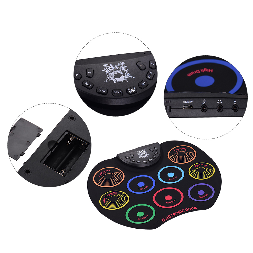 KD12 Set Drum elektronik ukura - Electronics Project Kit ulasan dan harga