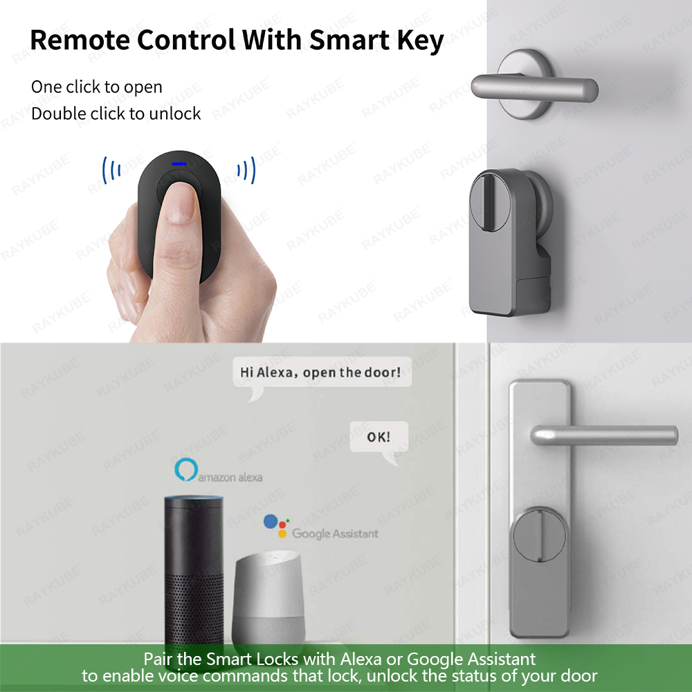 RAYKUBE A1 Pro Tuya BEL Set Ku - Smart Door Lock Wifi ulasan dan harga