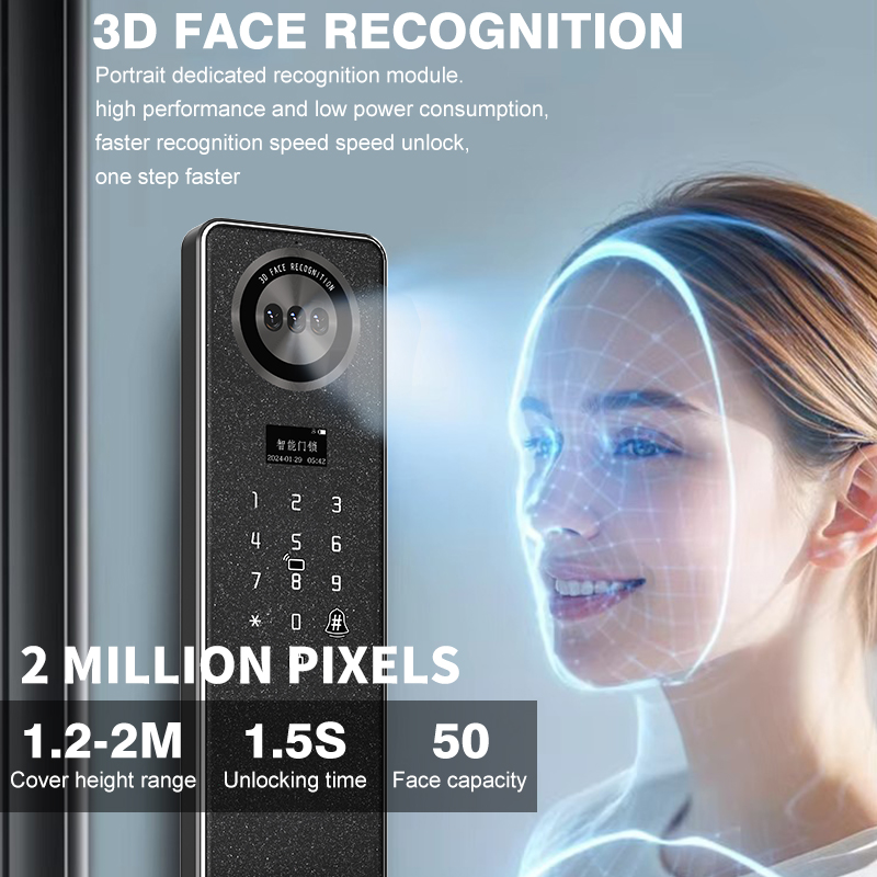 Kunci Pintu Pintar WiFi Tuya,  - Smart Door Lock Wifi ulasan dan harga