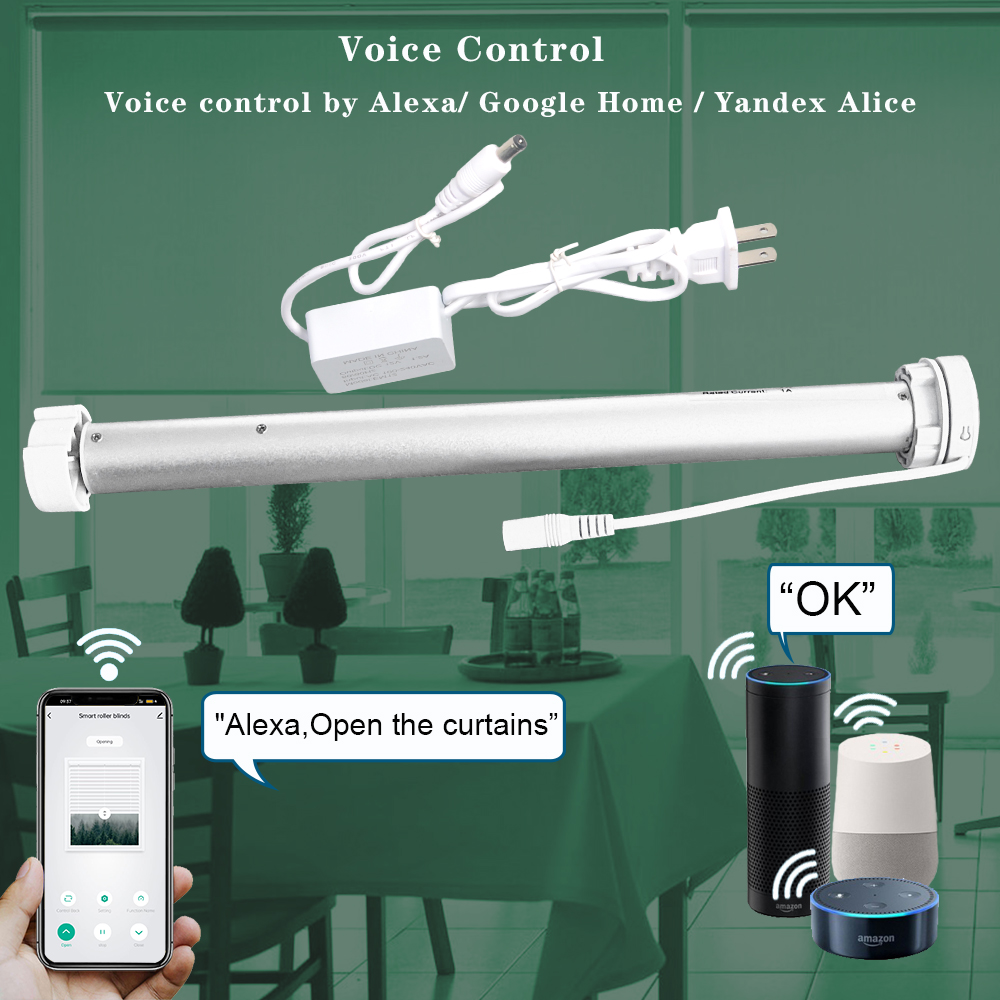Tuya WiFi Mini Motorized Rolle - Smart Home Automation Kit ulasan dan harga