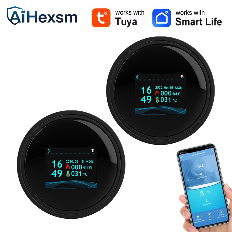 Detektor Gas Mudah Terbakar Tu - Wifi Thermostat ulasan dan harga