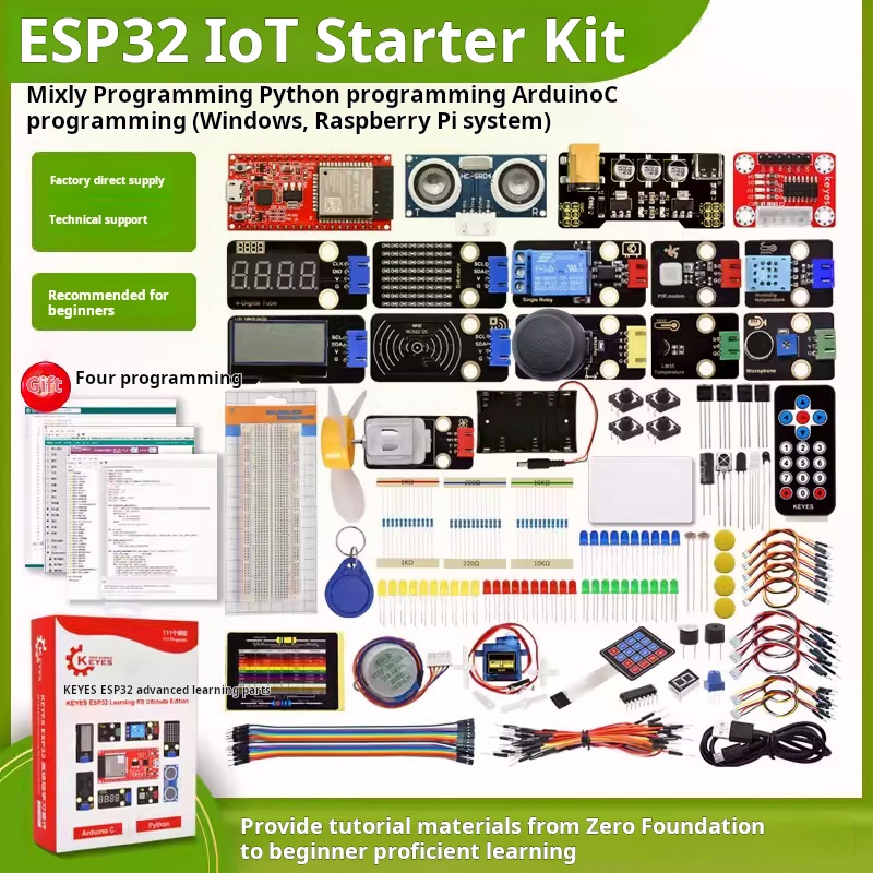 Papan pengembangan ESP-32 ESP3 - Iot Kit Beginner ulasan dan harga