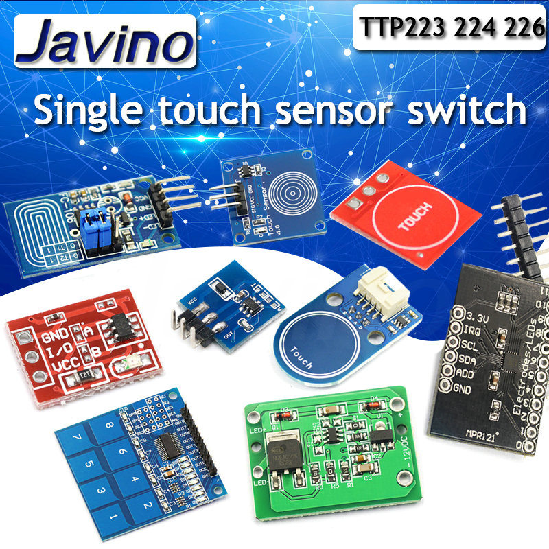 1/4/8/16 Saluran TTP223 TTP224 - Sensor Kit Arduino ulasan dan harga