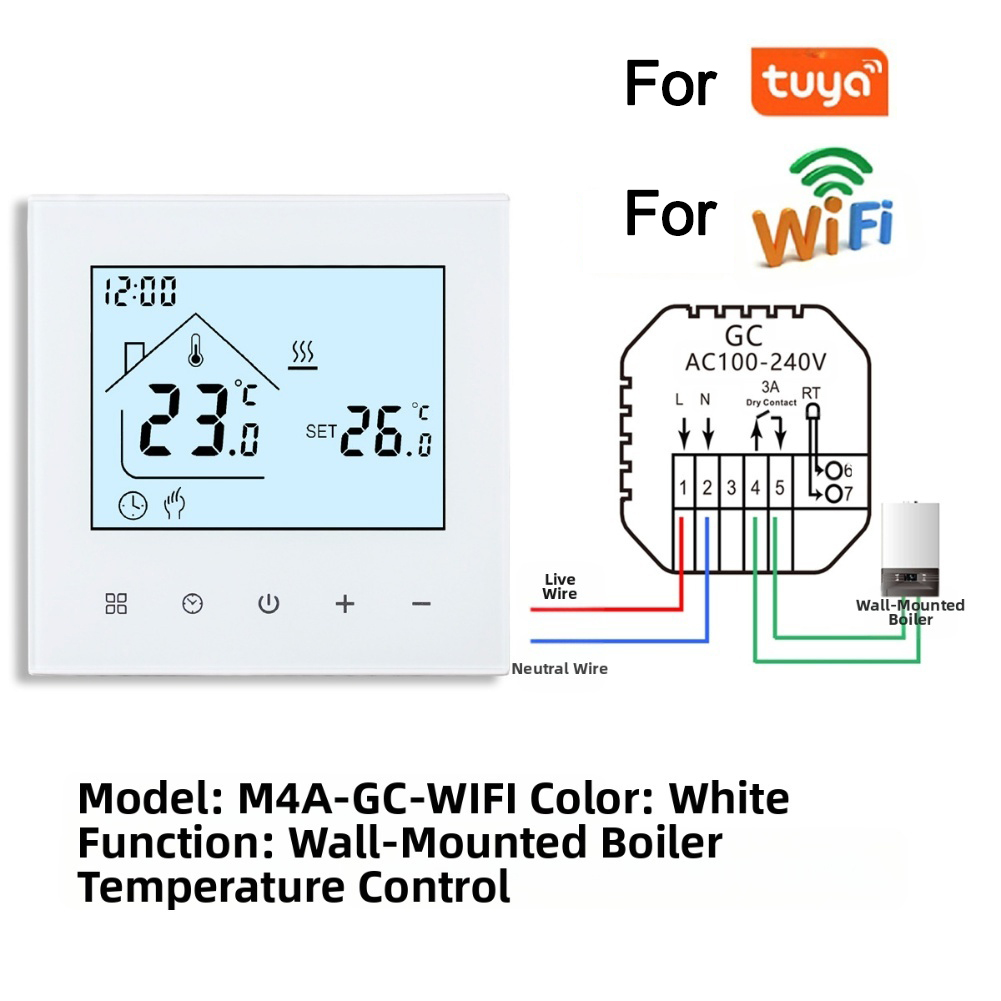 Termostat yang Dapat Diprogram - Wifi Thermostat ulasan dan harga