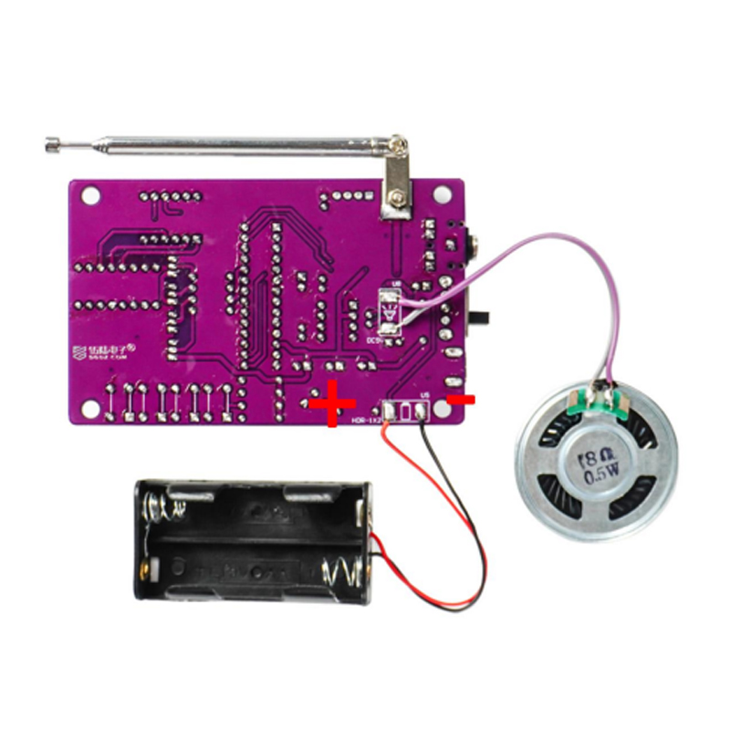 Kit Elektronik Radio FM DIY 87 - Electronics Project Kit ulasan dan harga