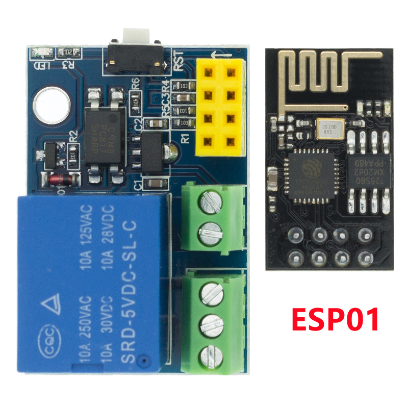 ESP8266 ESP-01S ESP-01 5V WiFi - Esp8266 Relay Module ulasan dan harga