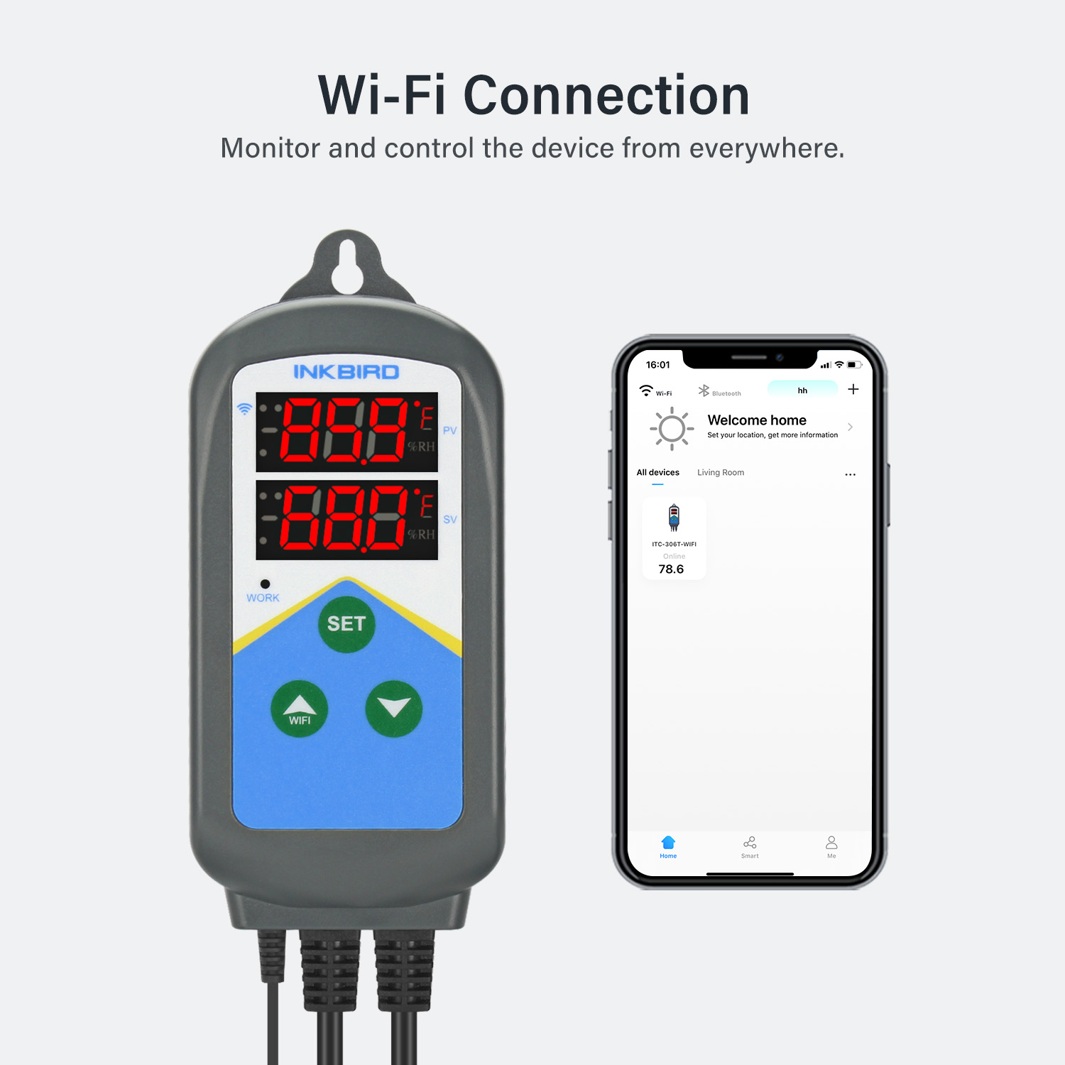 INKBIRD WIFI Termoregulasi ITC - Wifi Thermostat ulasan dan harga