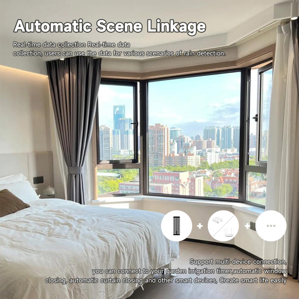 Tuya ZigBee Sensor Hujan Tuya  - Smart Home Automation Kit ulasan dan harga