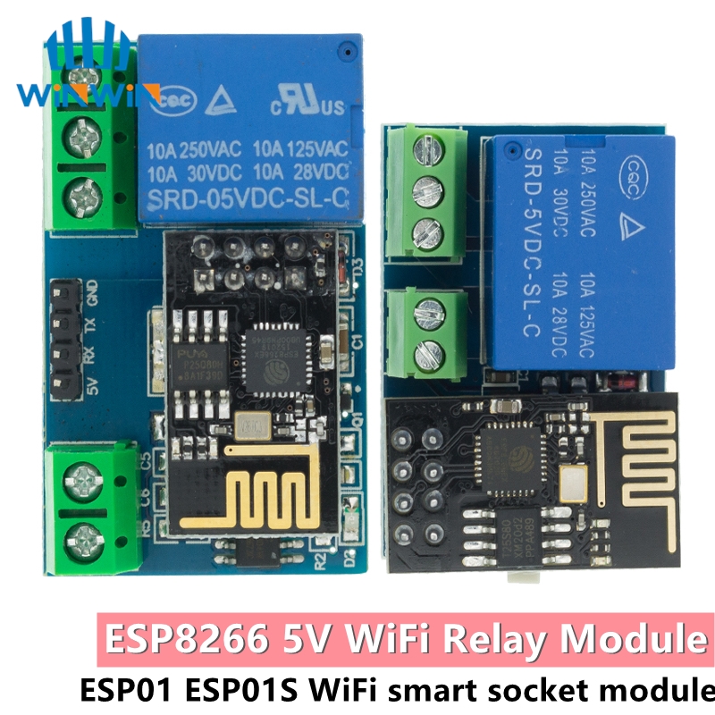 ESP8266 ESP-01S ESP-01 5V WiFi - Esp8266 Relay Module ulasan dan harga