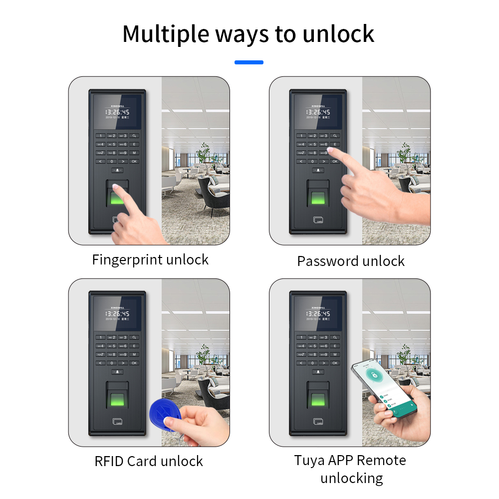 Tuya sistem Kehadiran sidik ja - Smart Door Lock Wifi ulasan dan harga