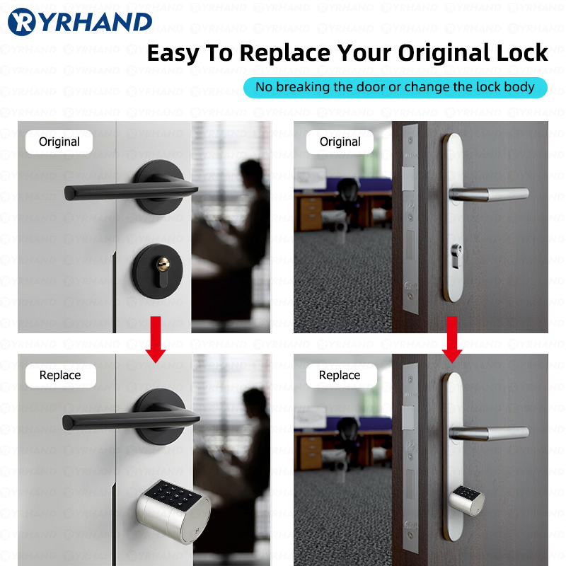 Kunci Pintu Silinder Euro Pint - Smart Door Lock Wifi ulasan dan harga