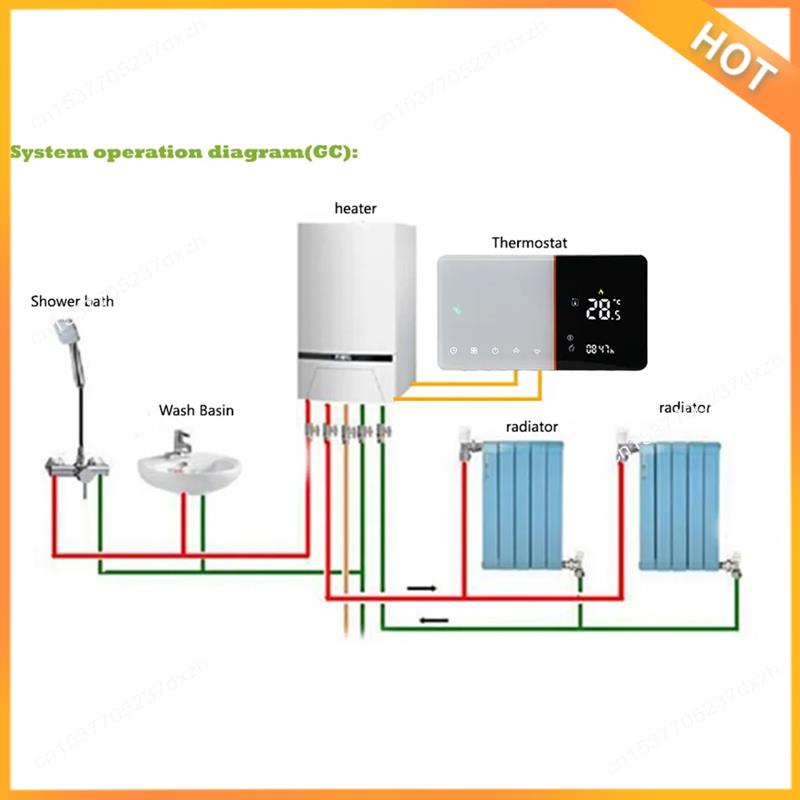 A43M Termostat Wifi Cerdas unt - Wifi Thermostat ulasan dan harga