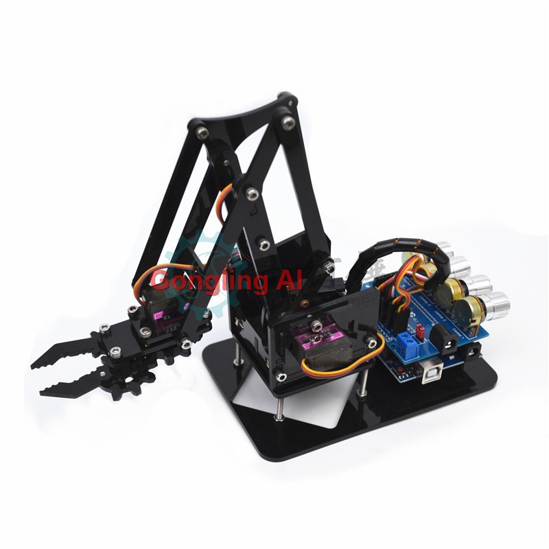 Kit Lengan Robot STEM 4 DOF Se - Stem Robotics Kit ulasan dan harga