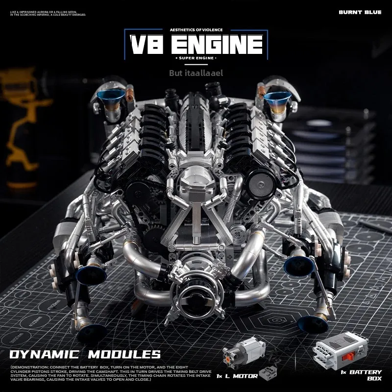 Paket Kit Merakit Mesin V8 unt - Stem Robotics Kit ulasan dan harga