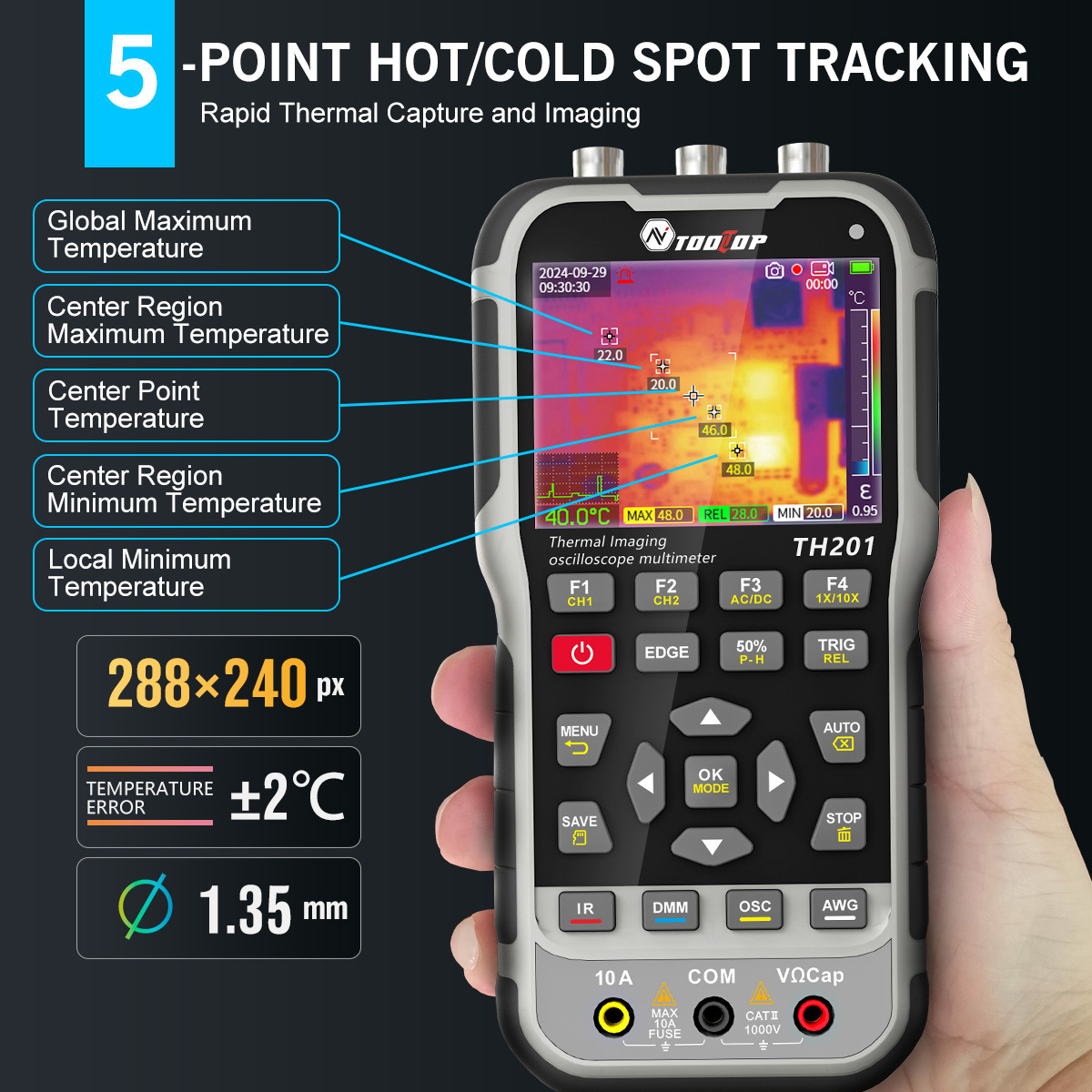 TOOLTOP TH201 4in1 Thermal Ima - Microcontroller Kit ulasan dan harga
