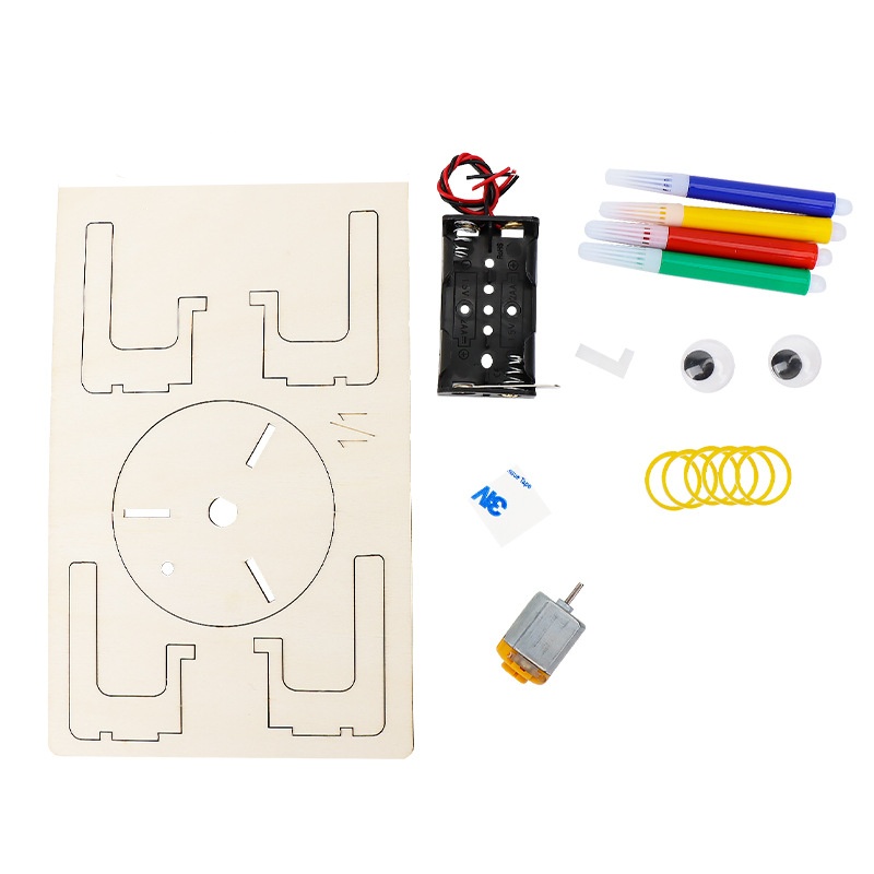 Robot Grafiti Getaran Listrik  - Stem Robotics Kit ulasan dan harga