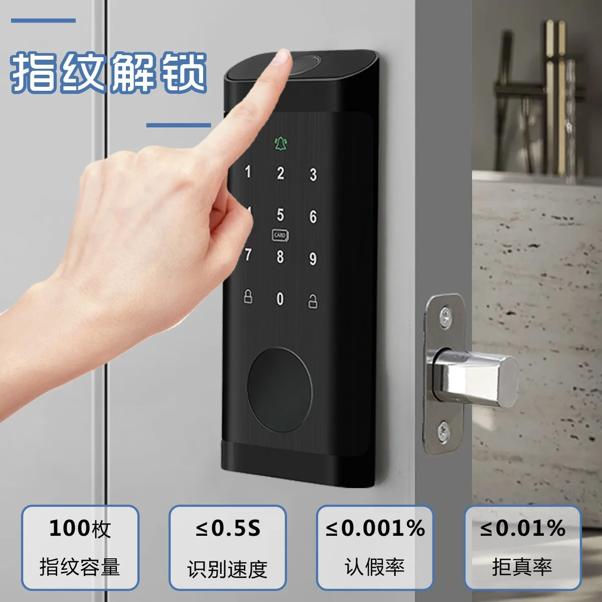 Kunci Sidik Jari Tahan Air Tuy - Smart Door Lock Wifi ulasan dan harga