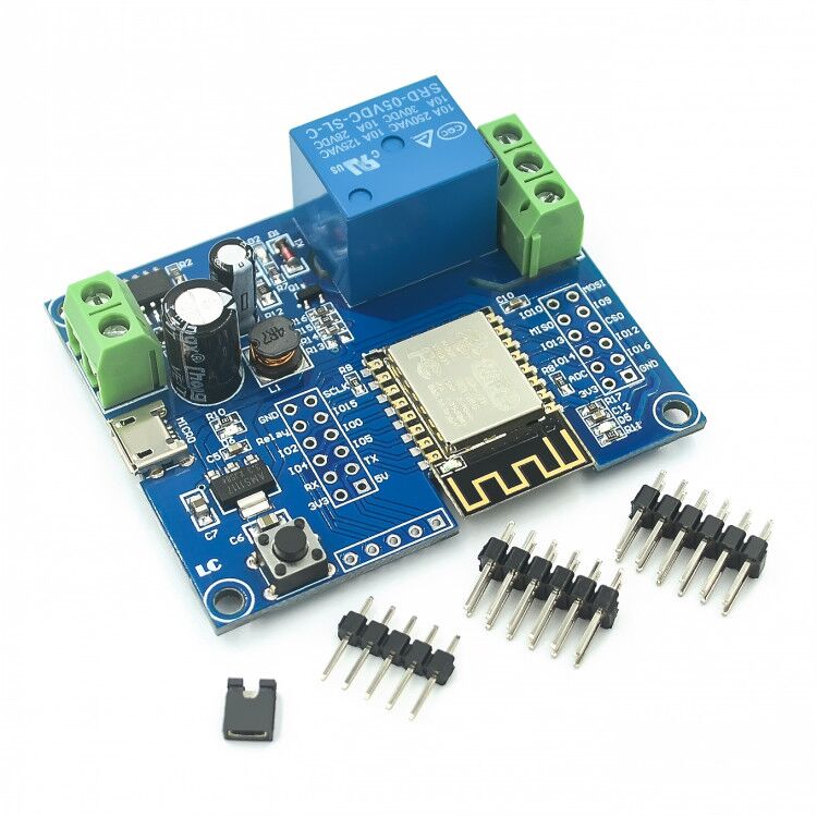 Catu daya DC5-80V es08266 papa - Esp8266 Relay Module ulasan dan harga