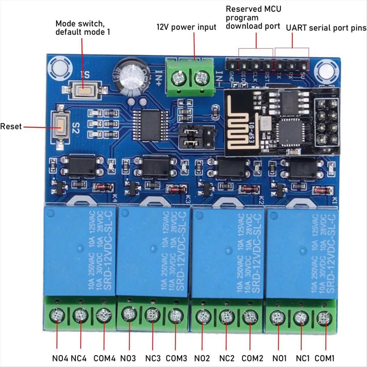 Super Sale Modul Relai Nirkabe - Esp8266 Relay Module ulasan dan harga