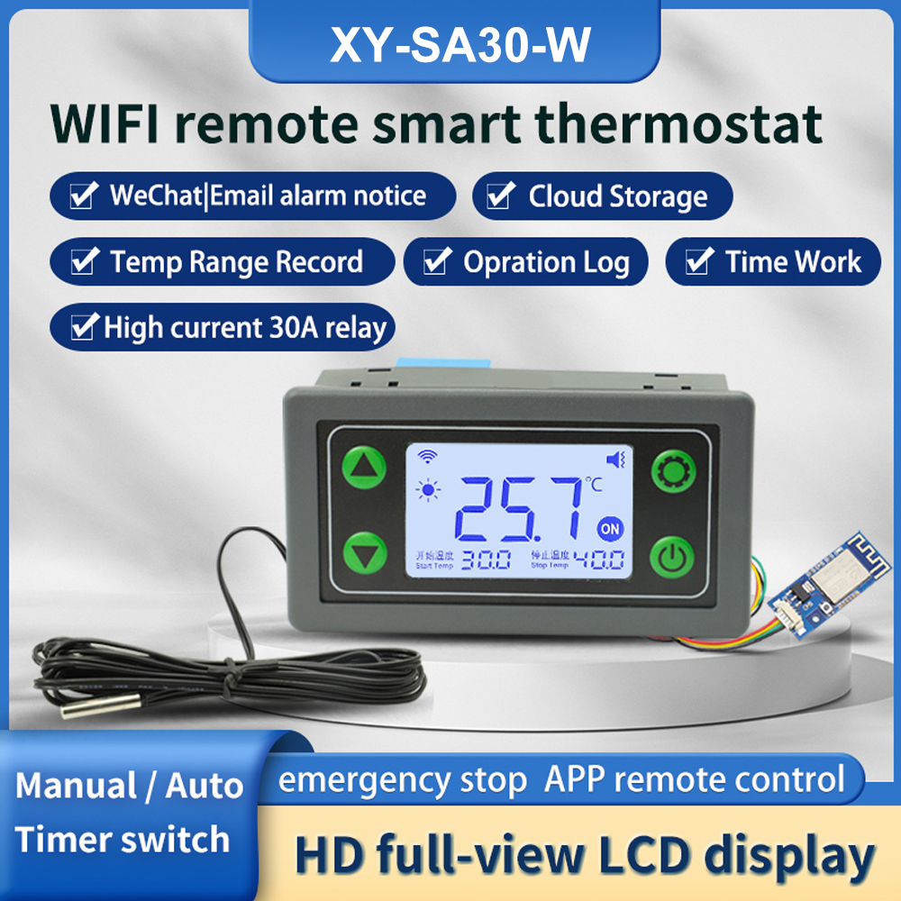 Termostat tampilan Digital pen - Wifi Thermostat ulasan dan harga