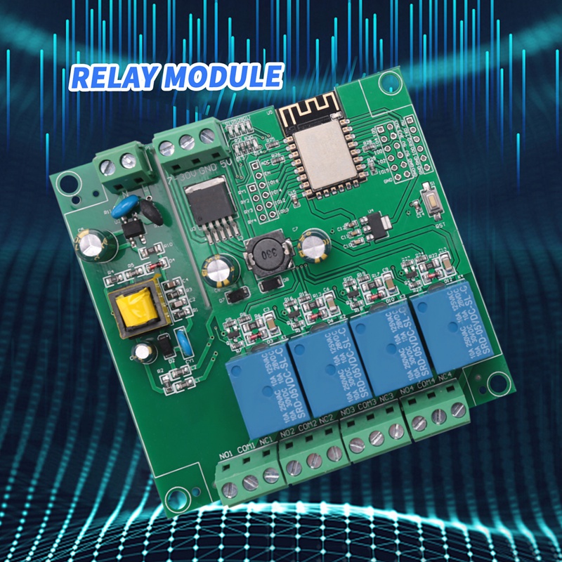 Modul Relay 4 Saluran WIFI Nir - Esp8266 Relay Module ulasan dan harga