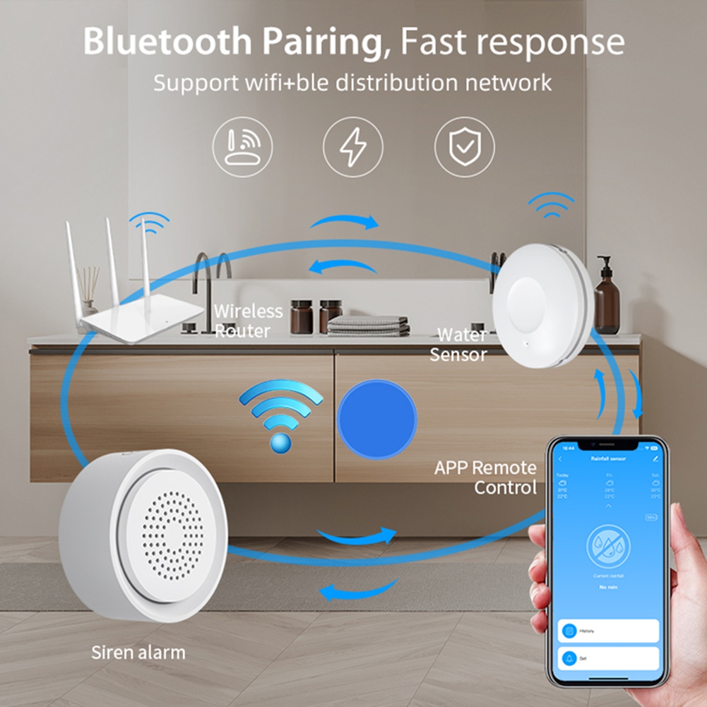 BTLIFE-Detektor Banjir dengan  - Smart Home Automation Kit ulasan dan harga