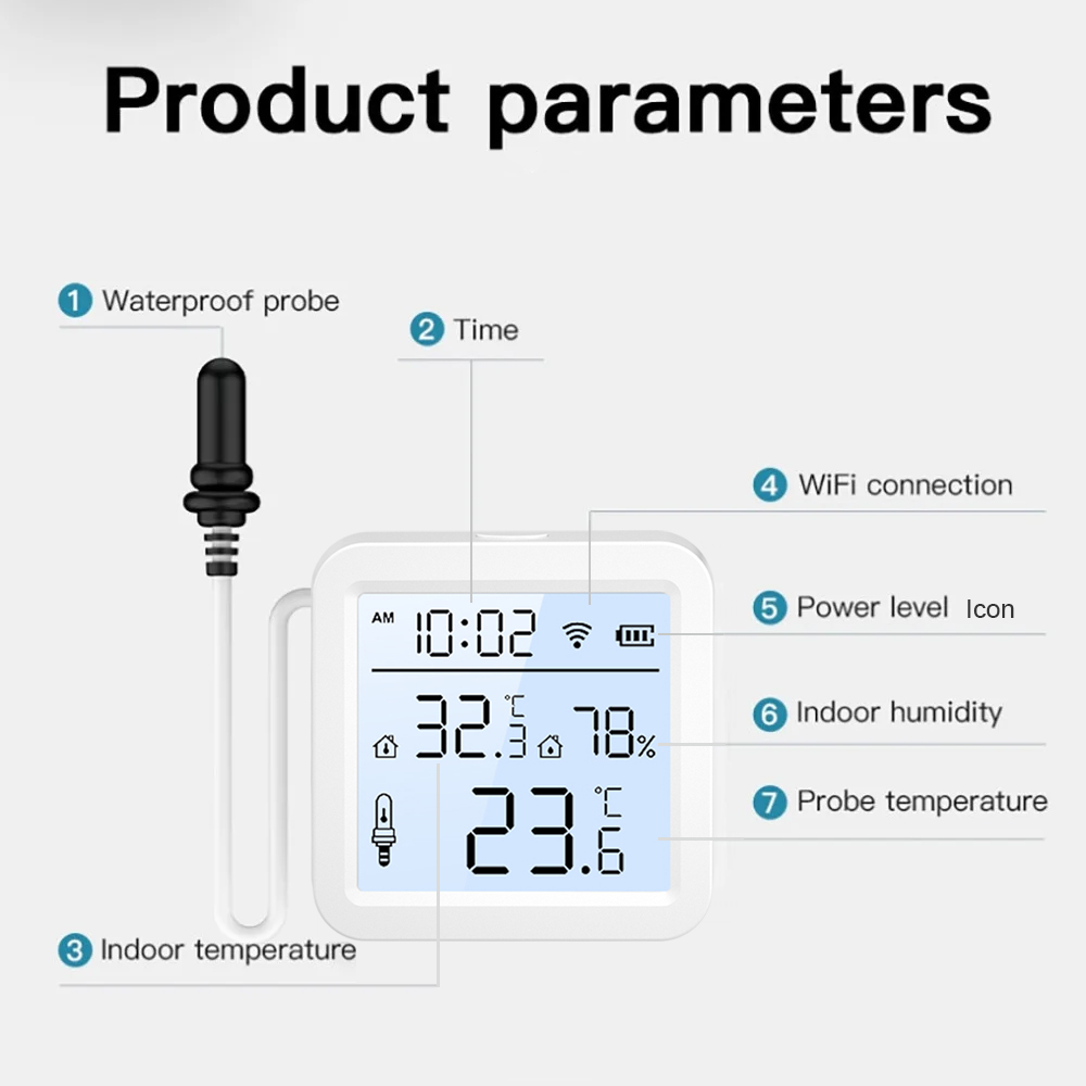 Sensor Suhu dan Kelembapan WiF - Wifi Thermostat ulasan dan harga