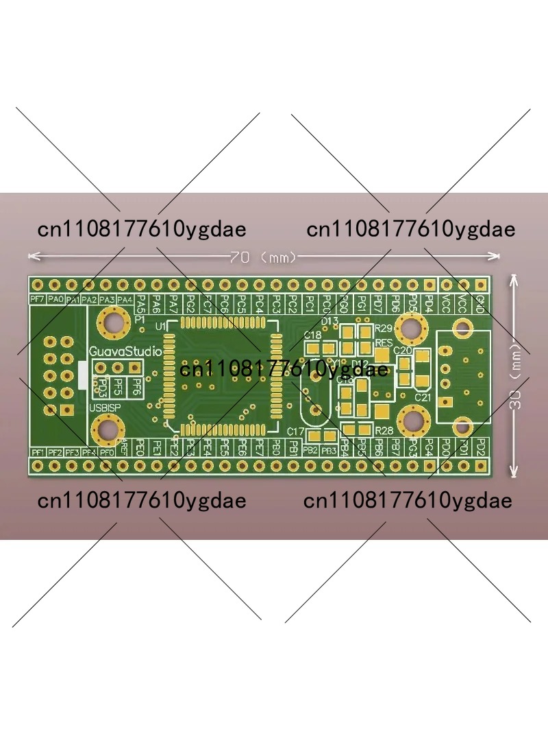 Papan Pengembangan ATmega128 - - Microcontroller Kit ulasan dan harga