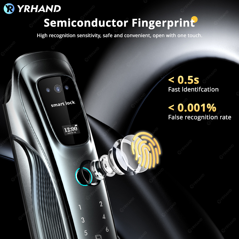 Kunci Pintar Pengenal Wajah 3D - Smart Door Lock Wifi ulasan dan harga